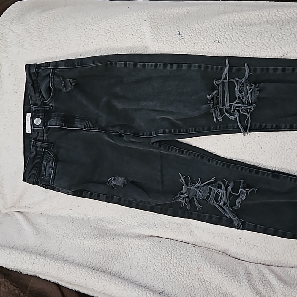 Womens SO high rise mom jeans